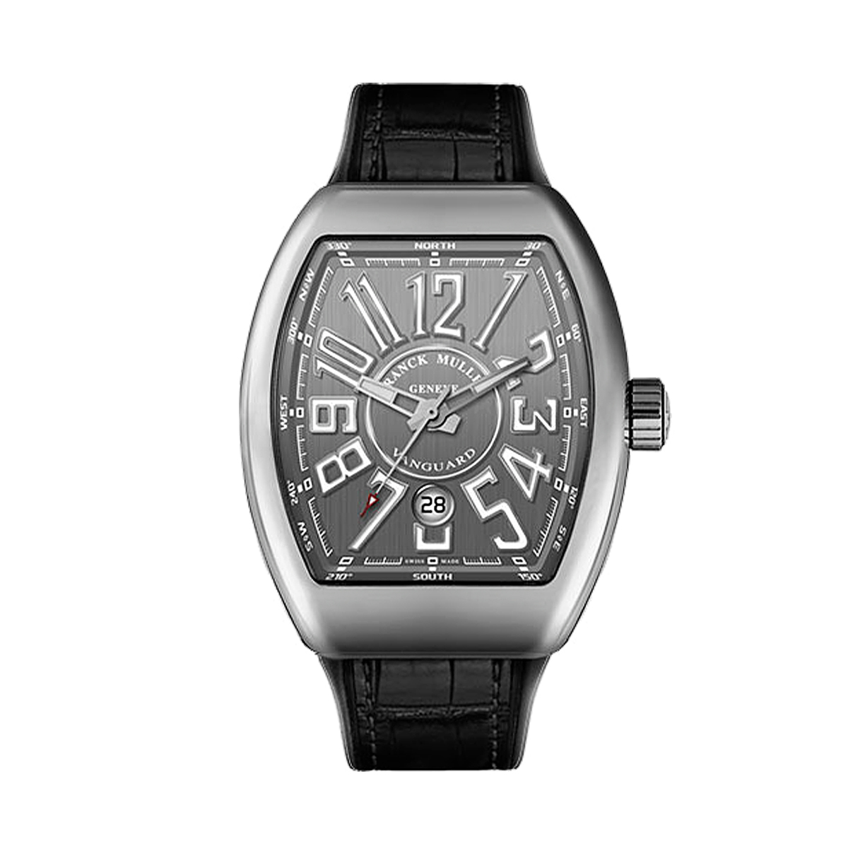 Franck Muller Vanguard Steel 45mm Grey Dial V 45 SC DT