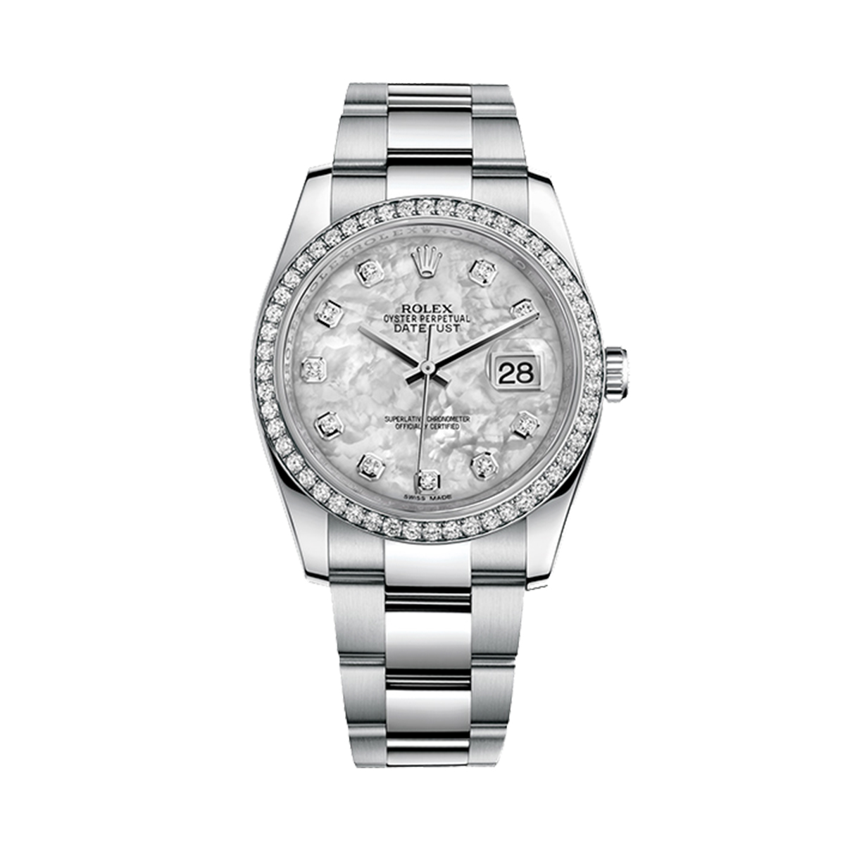 Oyster Perpetual Datejust 36mm Diamond Bezel