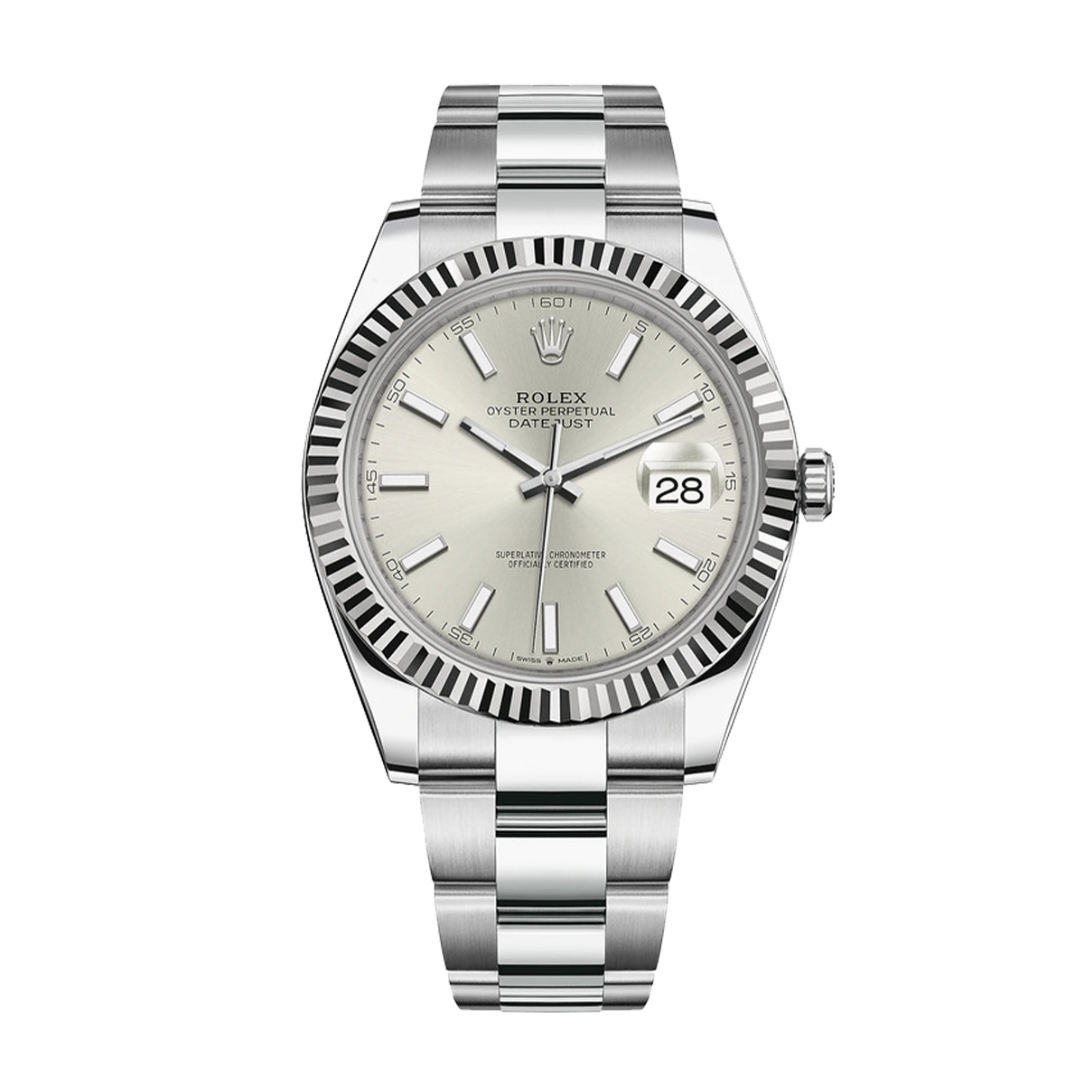 Datejust silver dial hotsell