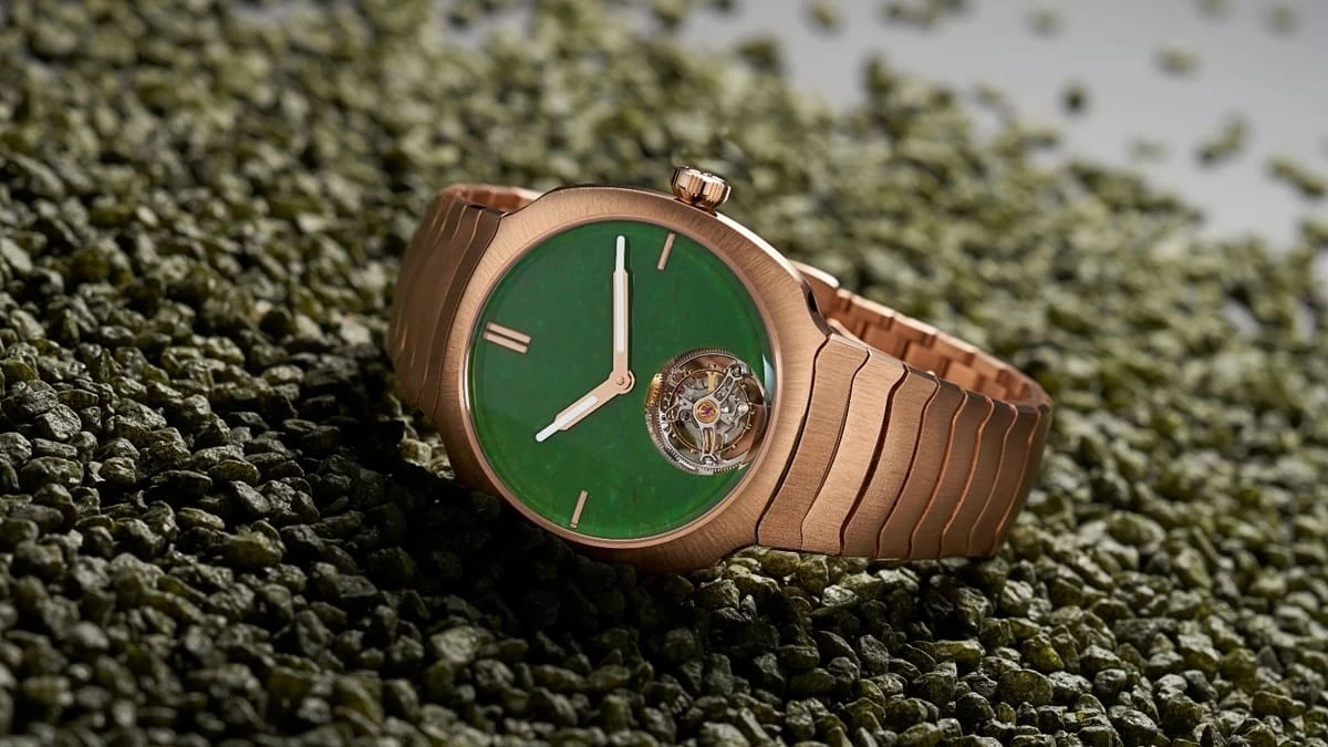 H. Moser & Cie Streamliner Tourbillon Wyoming Jade: экспертный обзор нефритовых часов с турбийоном