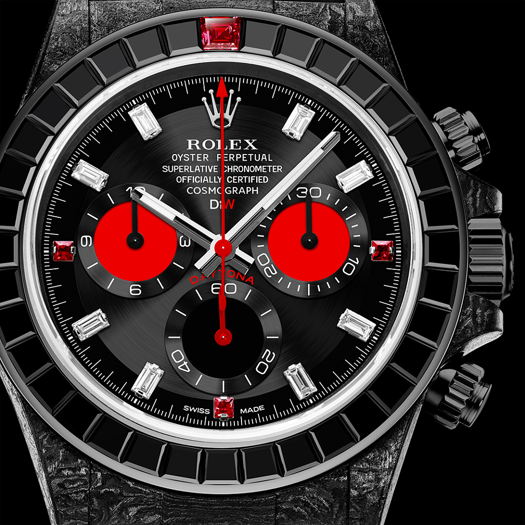Rolex Daytona 40 mm Rainbow Black gems