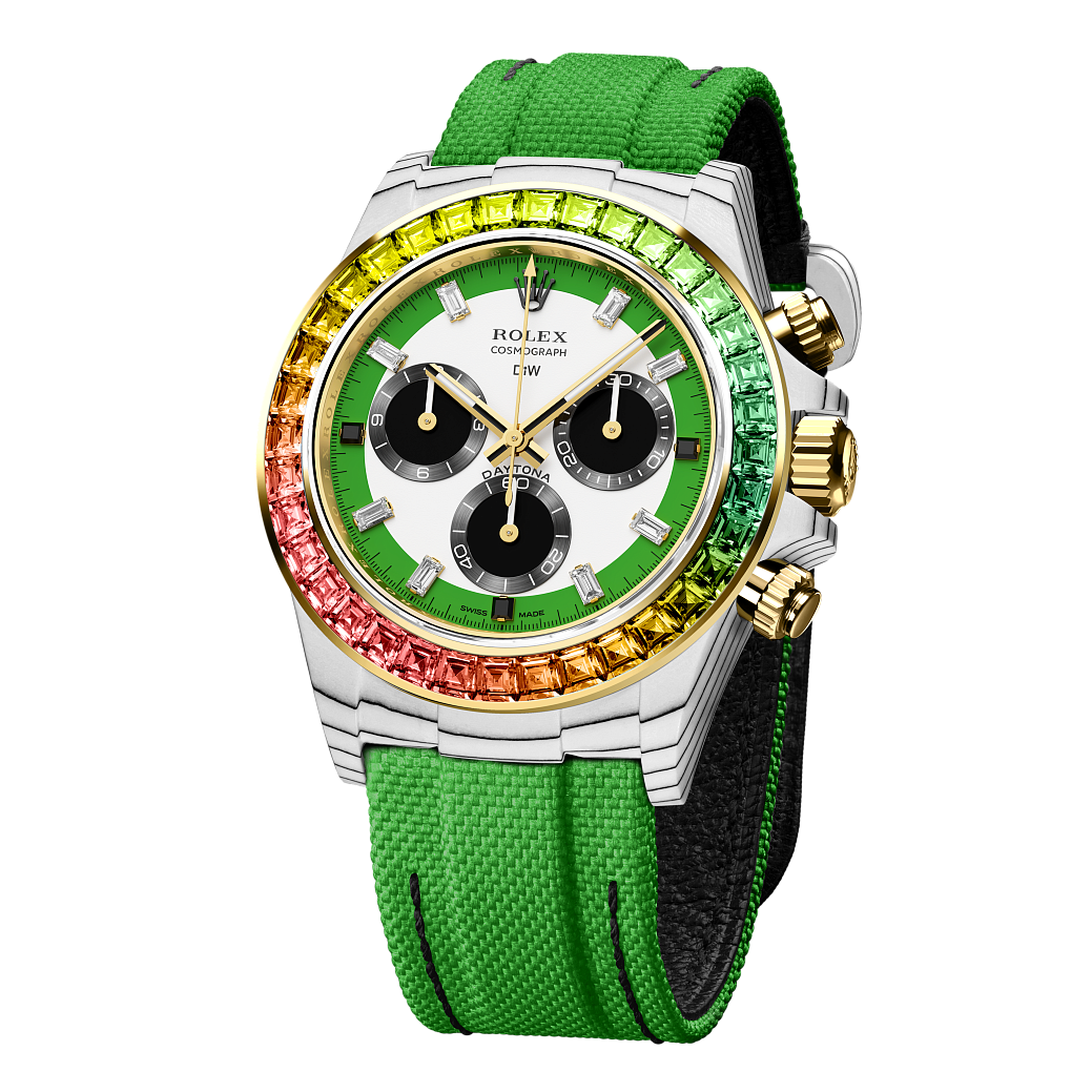 Rolex Daytona 40 mm Rainbow Wild Green