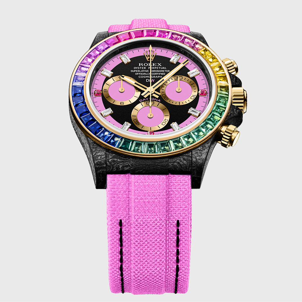 Rolex Daytona 40 mm Rainbow Rose