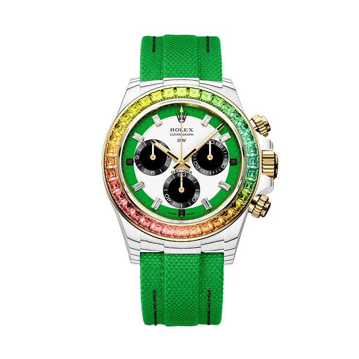 Rolex Daytona 40 mm Rainbow Wild Green