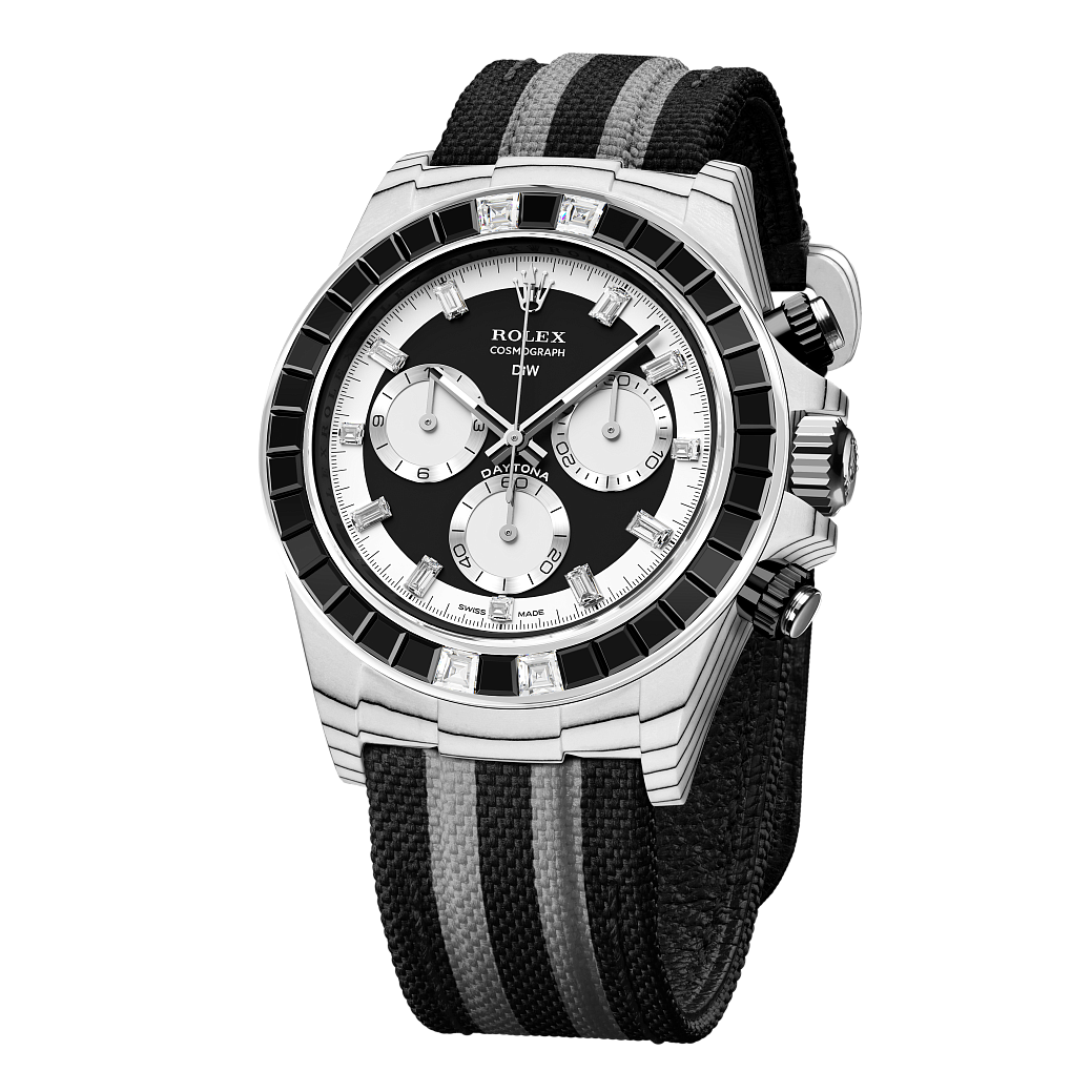 Rolex Daytona 40 mm Rainbow Sport black