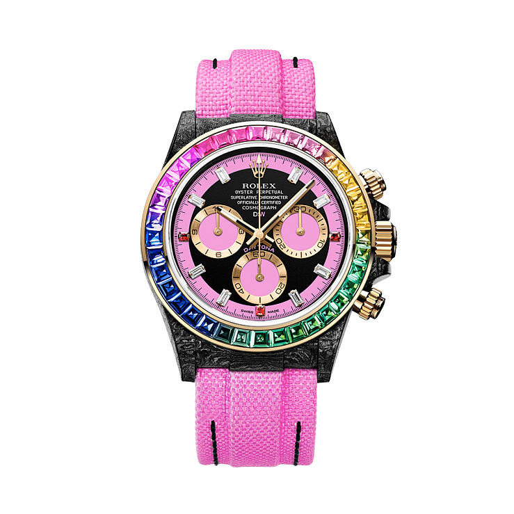 Rolex Daytona 40 mm Rainbow Rose